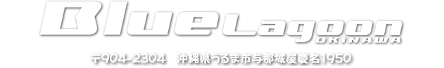 Blue Lagoon Okinawa 〒904-2304 沖縄県うるま市与那城屋慶名２９１番地3Ｆ　電話：098-978-7900